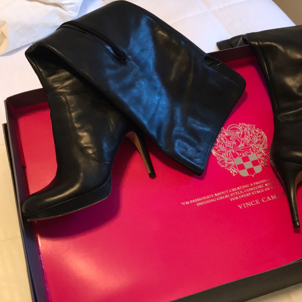 Barely worn, Vince Camino leather boots.
